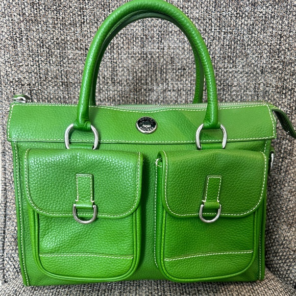 Dooney & Bourke Pebbled Leather Bag – Kelly Green - Picture 2 of 9